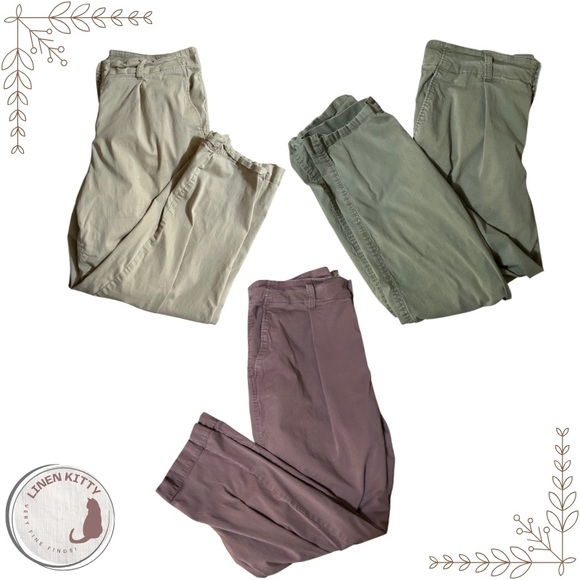 a new day Pants - Set of 3 A New Day Stretch Cotton Chinos: 16